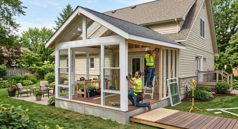 Enclosed Deck Installation in Austin, TX