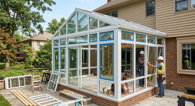 Four Season Room Installation in Asheville, NC