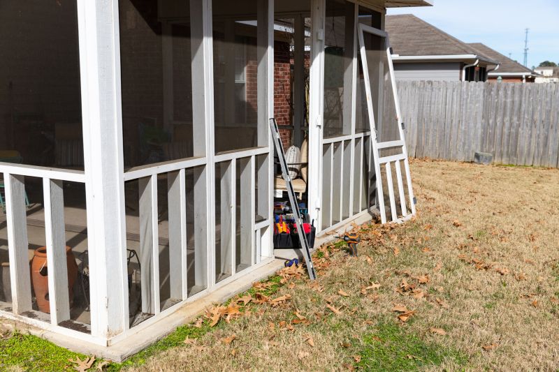 Products For Screened In Porch Installations in use
