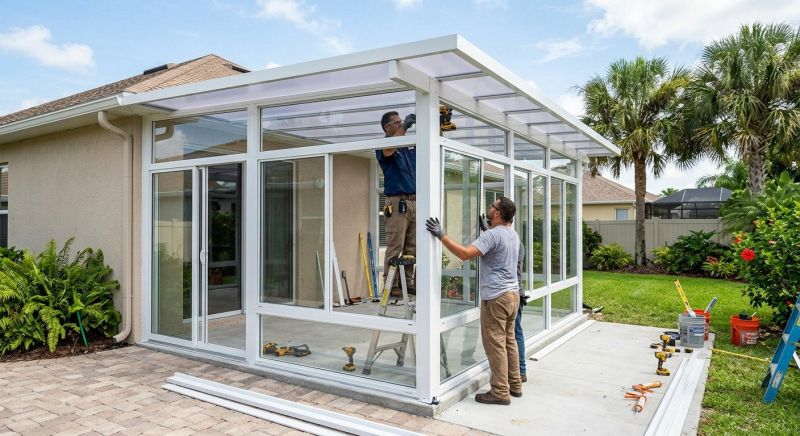 Sunroom Addition Construction in Dallas, TX